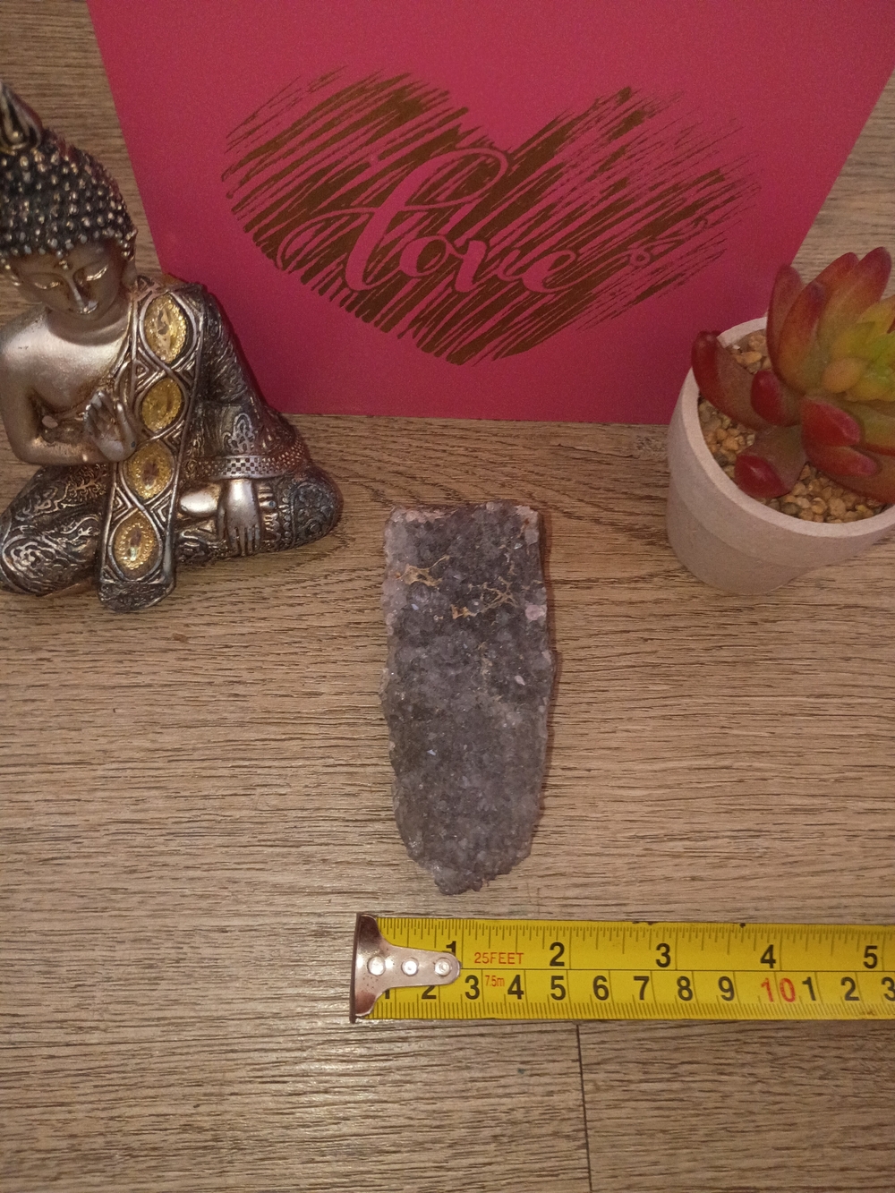 Black Amethyst Crystal Cluster From Brazil - Picture 8 of 10